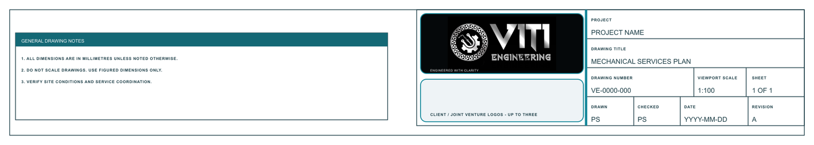 VITI Engineering controlled mechanical services drawing documentation