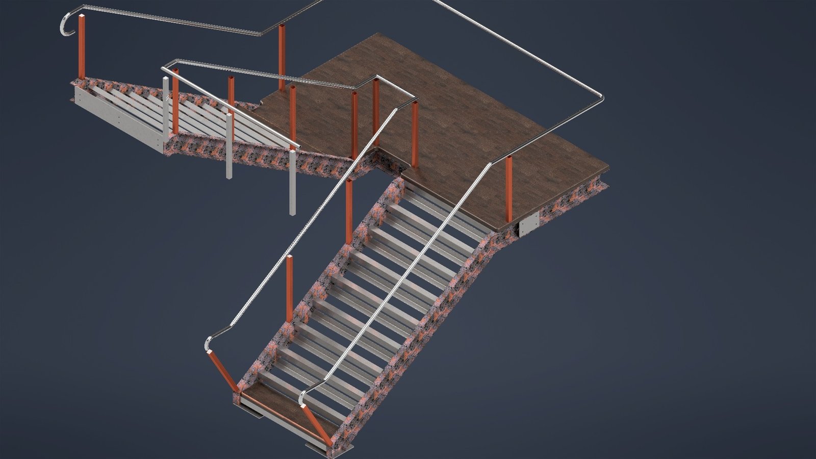 Fabricated steel assembly