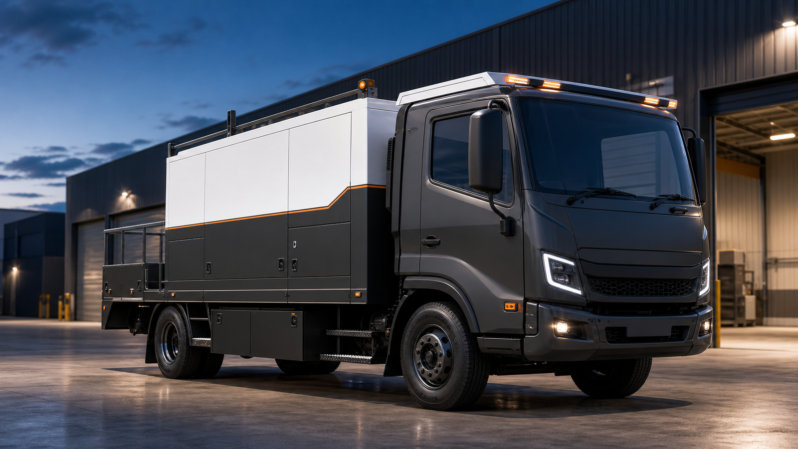 Concept render of a modern custom-engineered truck body